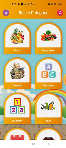 Android application Flash Cards screenshort