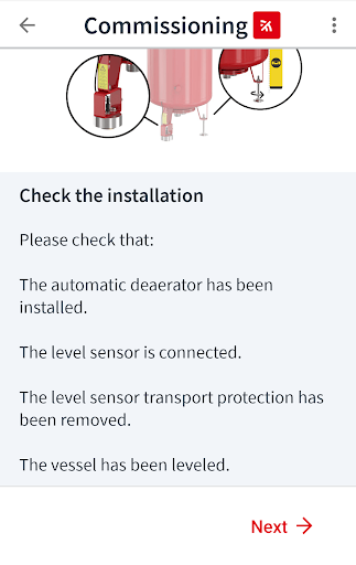 Flamconnect ST Screen 2
