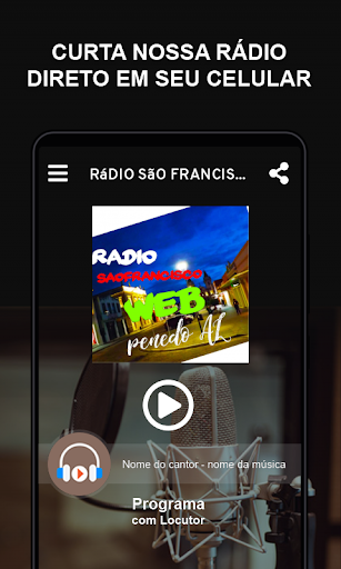 Android application Rádio São Francisco Web screenshort