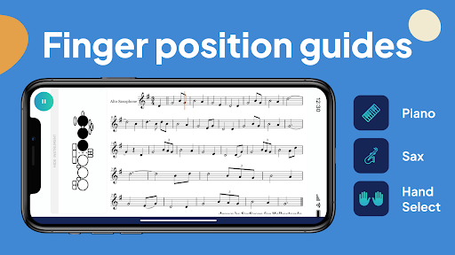 Screenshot of Halbestunde Sheet Music Reader