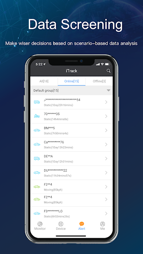 Screenshot of iTrack - GPS Tracking System