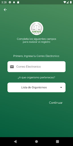 AMFAYS Screen 2