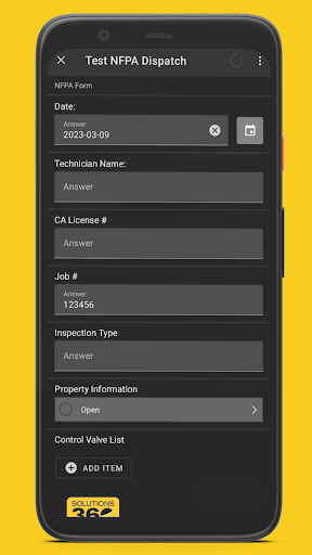 QForms Screen 2