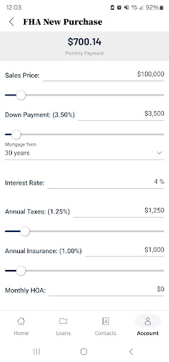 Screenshot of Southern Bancorp Mortgage