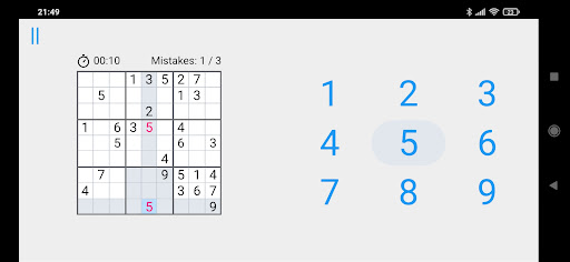 Simply Sudoku Screen 3