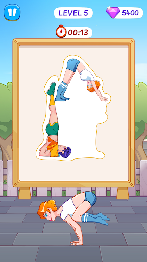 Brain Test Pose Puzzle