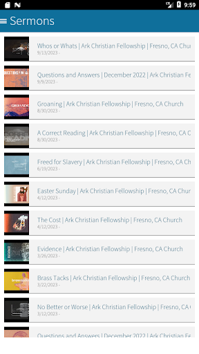 Ark Christian Fellowship Screen 2