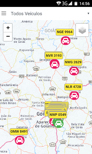Android application Map Company Rastreamento. screenshort