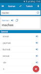 screenshot of German-Turkish Dictionary
