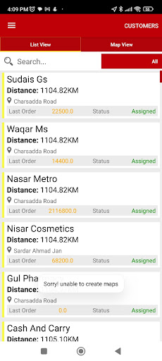 SmartSales Screen 2
