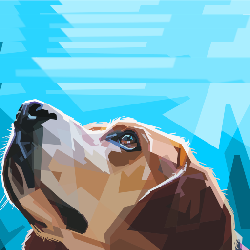 Beautiful Cartoon Dog Wallpape 1.0 Icon