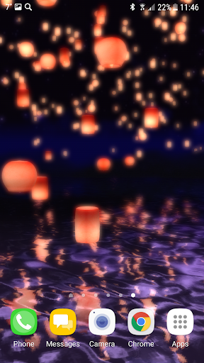 Lanterns 3D live wallpaper Screen 2