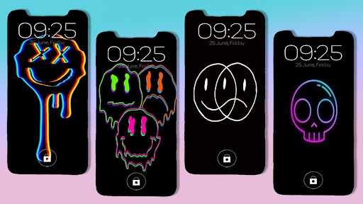 Neon Glow Wallpaper Screen 3