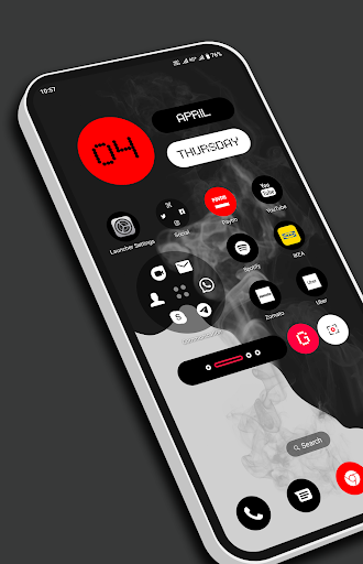 Screenshot of Nil Launcher - Theme, Folder