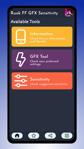Android application Ruokff Onetap Fire Macro GFX screenshort