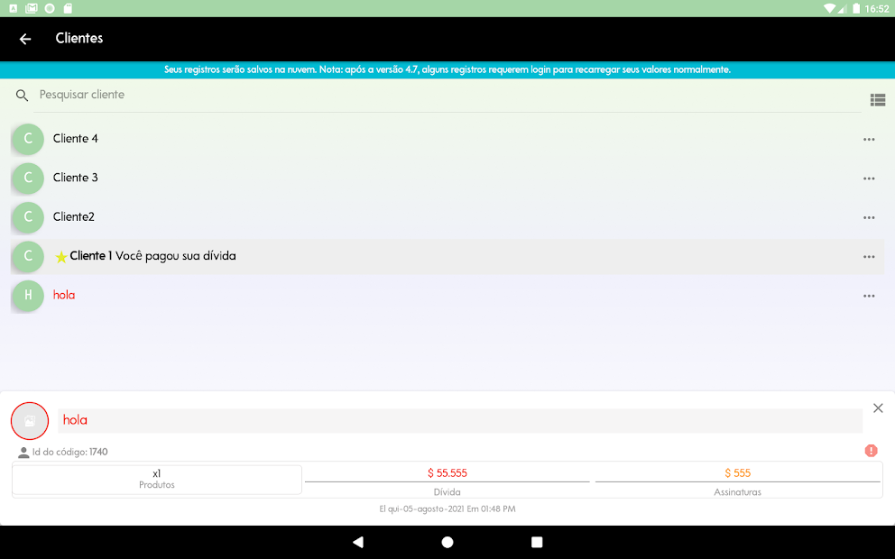 Imágen 9 Deudores control -  clientes android