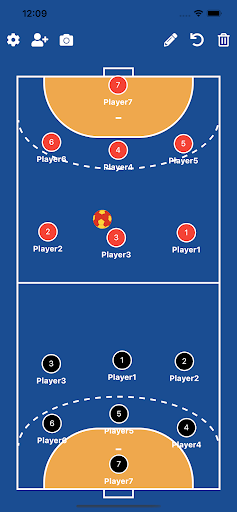 Handball Tactic Board Screen 2