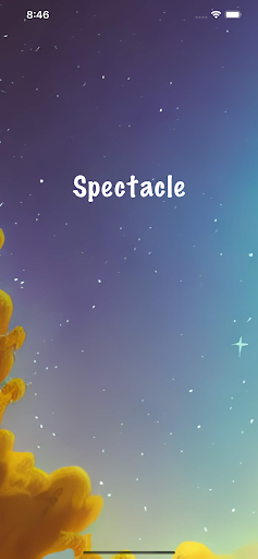 Android application Spectacle screenshort