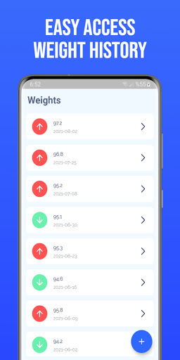 Weight Tracker Screen 2