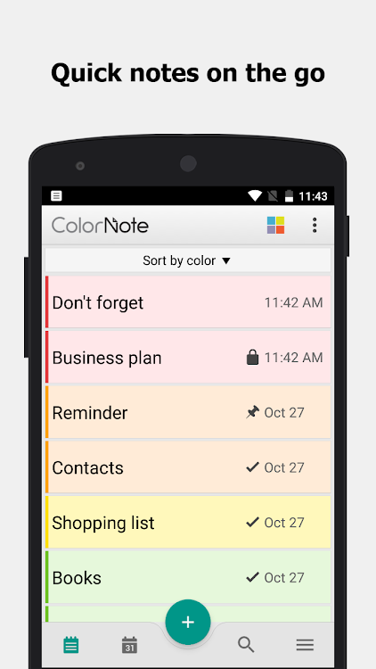 ColorNote Notepad Notes - New - (Android)