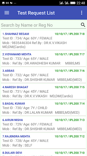 Pathology Lab Qmarksoft Screen 3