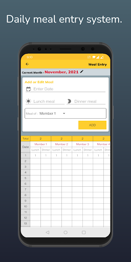 Bachelors' Meal Manager Screenshot 4 - AppWisp.com