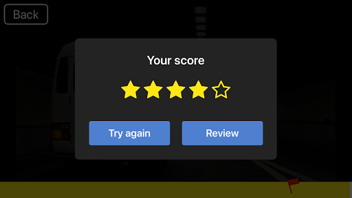 Screenshot of Hazard Perception Test AU 2025