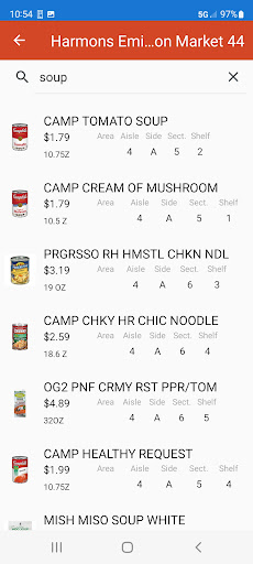 Android application Harmons' Assistant screenshort