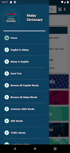 English : Malay Dictionary Screen 3