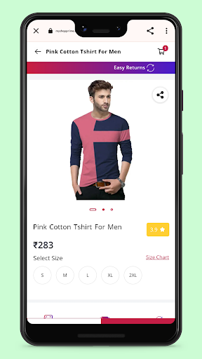 Men Fashion Online Shopping Screen 2