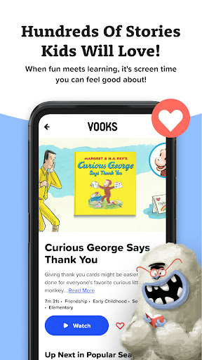 Screenshot of Vooks: Read-alouds for kids