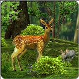 3D Nature Deer Live Wallpaper icon
