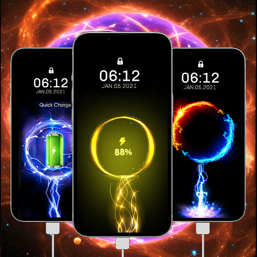 Charging Animation:3DWallpaper Header - AppWisp.com