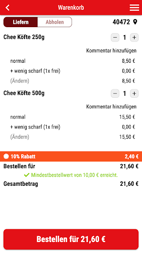 Komagene Cigköfte Düsseldorf Screen 2