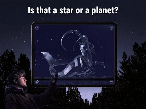 Screenshot of Star Walk 2 Plus: Sky Map View