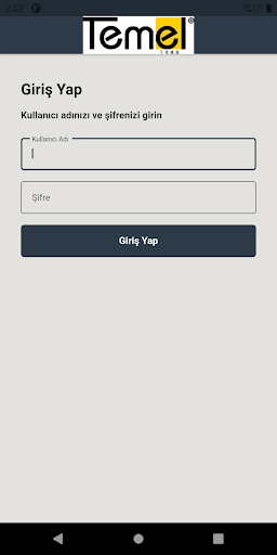 Android application Temelcomtr Depo screenshort