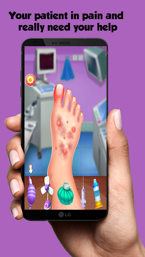 Little Doctor Game 2 Foot care