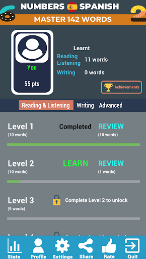 Study Numbers in Spanish