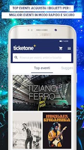 TicketOne.it Screenshot