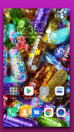 Android application Glitter Live Wallpaper screenshort