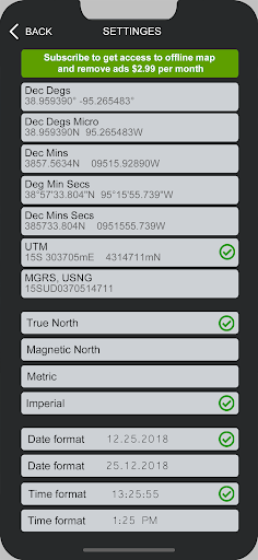 Screenshot of Compass G23 GPS Camera Offline