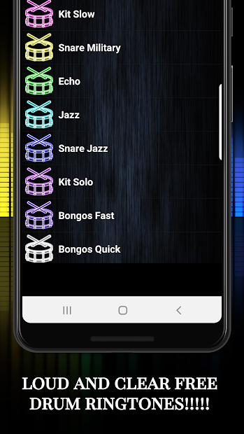 Screenshot 2 tonos de llamada de tambor android