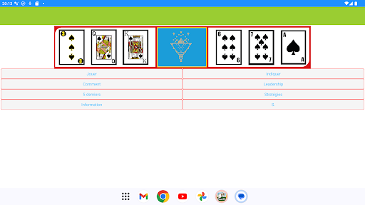 Aperçu de l'application