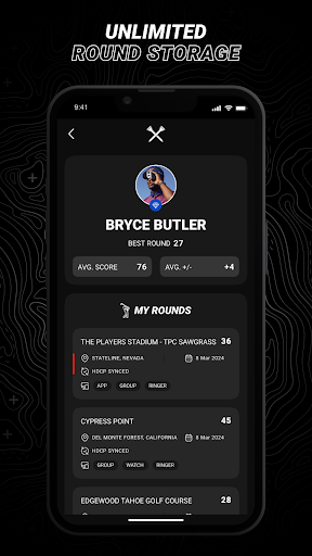 Screenshot of Blue Tees Game