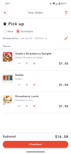 Stellas Crepes Screen 3