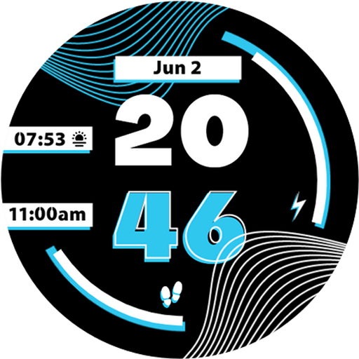 Dynamic Wave LA01 Watch Face Download on Windows