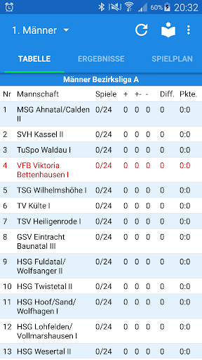 Android application VfB Viktoria Bettenhausen screenshort