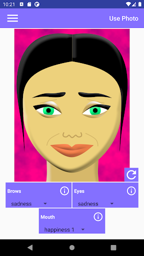 Making Facial Expressions Screen 2