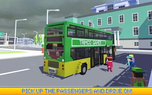Blocky City Bus driver SIM