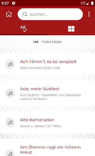 Tiroler Lieder Screen 3